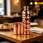 Honeycomb Bottle + Copper Cup