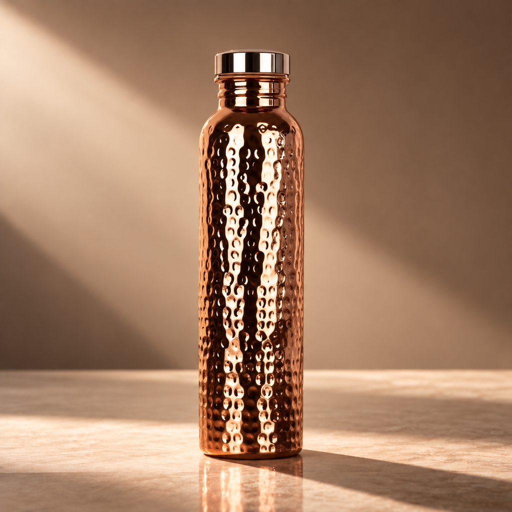Hammered Copper Thermal Bottle