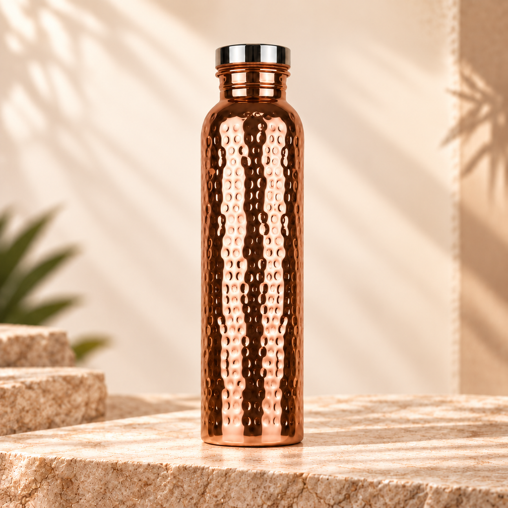 Hammered Copper Thermal Bottle